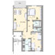 3-Zimmer-Wohnung mit Balkon in Stuttgart-Birkenäcker - Grundriss